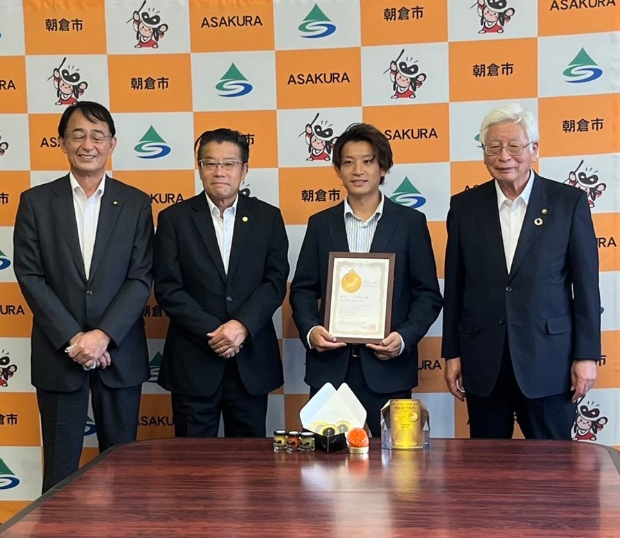 朝倉市長に表敬訪問させていただきました!