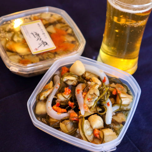 魚介とゆず明太の博多漬